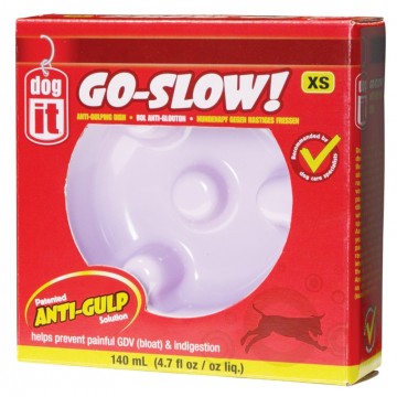 Dogit Go-Slow Anti-Gulp XS White
